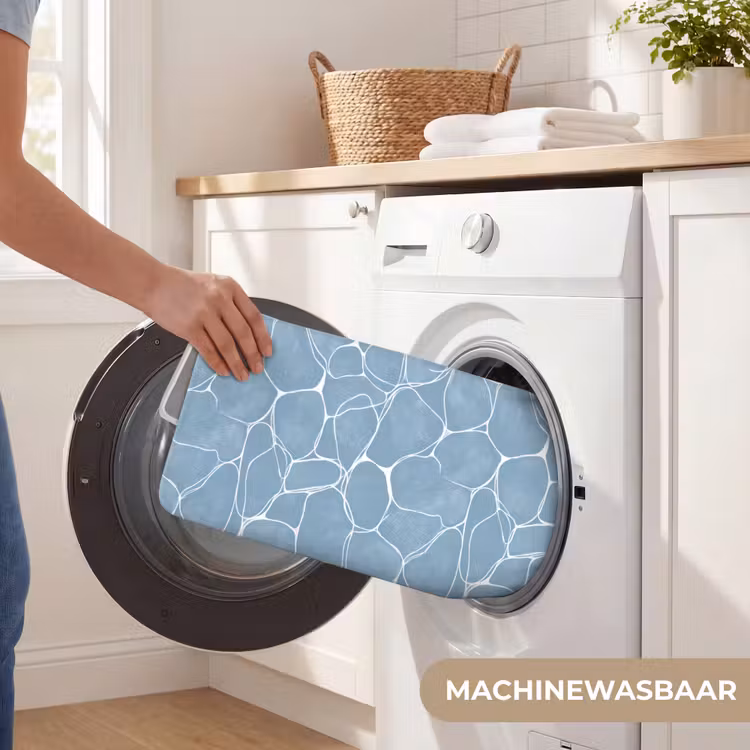 WC Mat - Organisch - Patroon - Blauw — 5