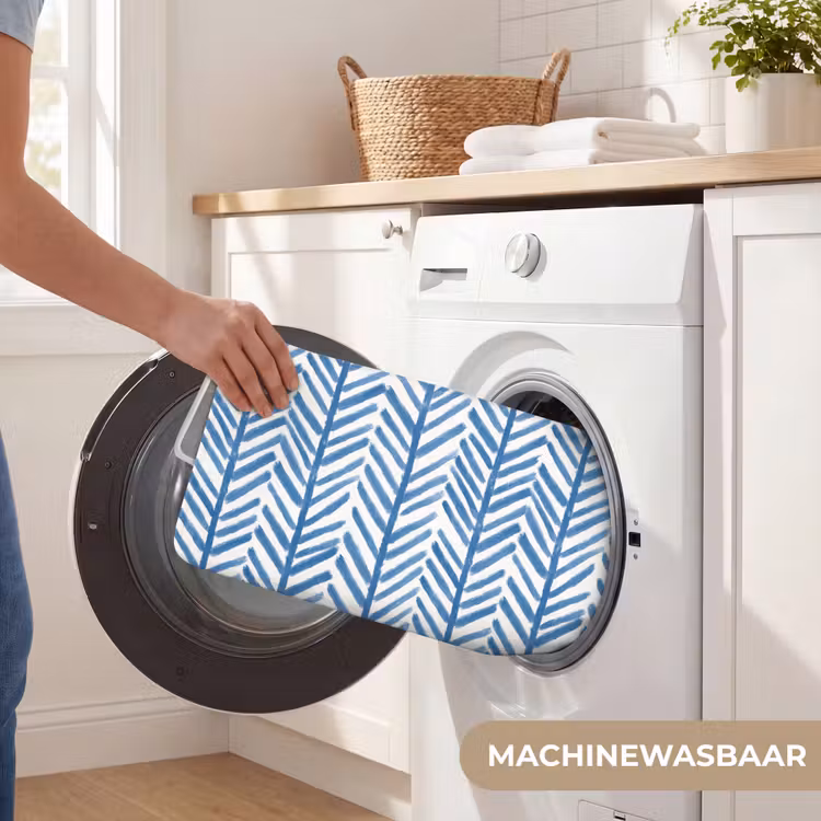 WC Mat - Patroon - Streep - Blauw — 5