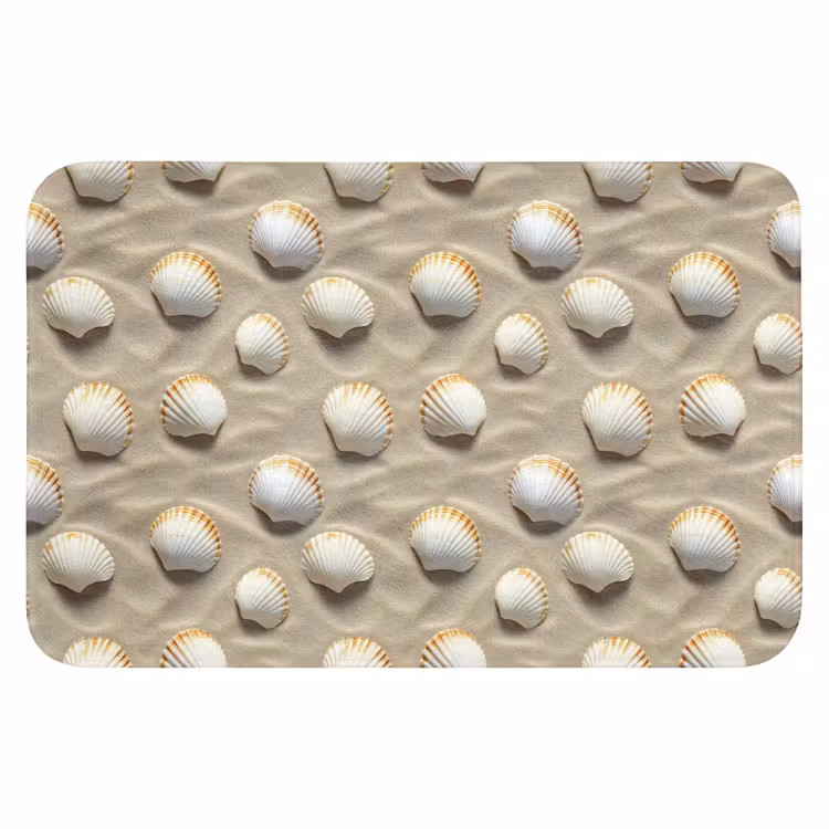 WC Mat - Schelpen - Zand - Maritiem — 1