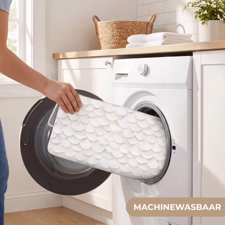 WC Mat - Schubben - Wit - Elegant — 5