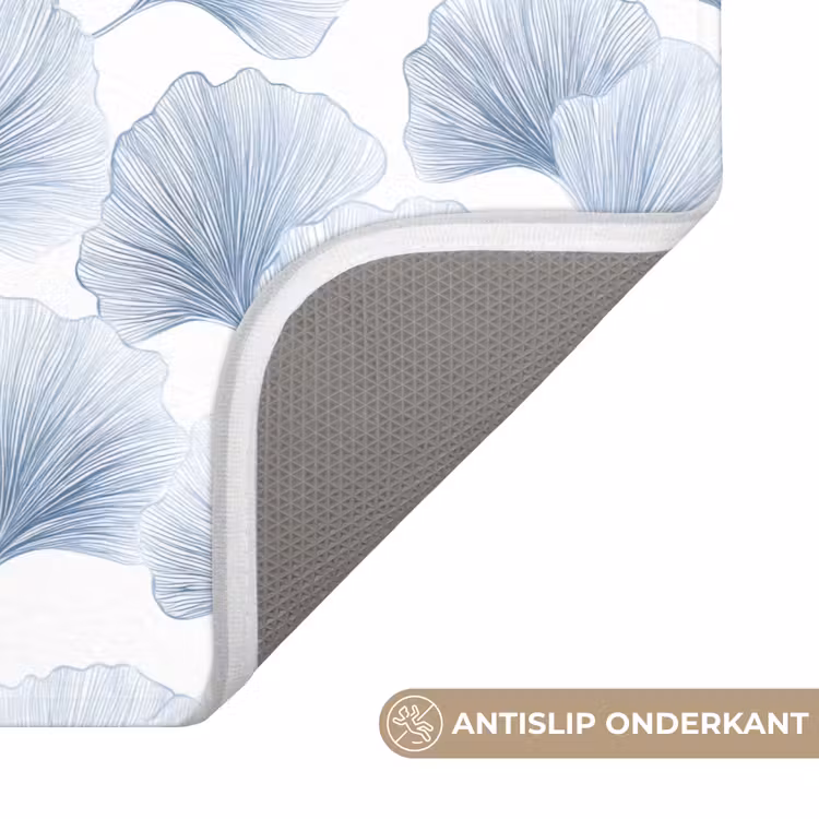 WC Mat - Waaier - Modern - Blauw — 3