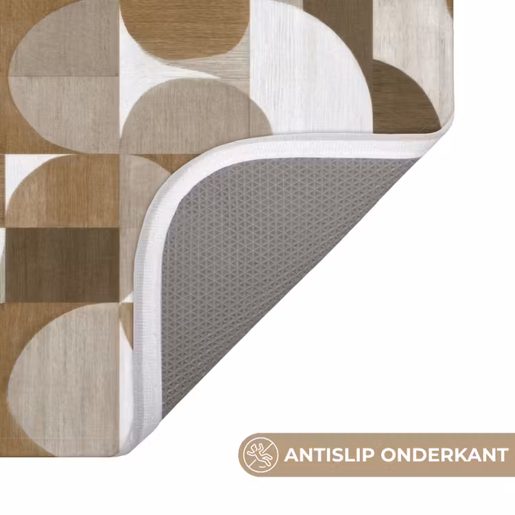 WC Mat - Abstract - Retro - Bruin — 3