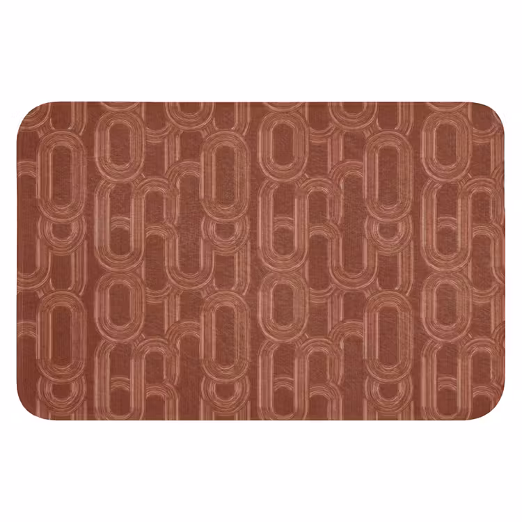 WC Mat - Abstract - Textuur - Bruin — 1
