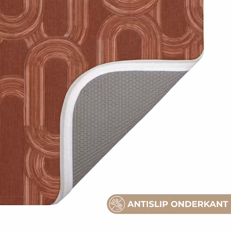WC Mat - Abstract - Textuur - Bruin — 3
