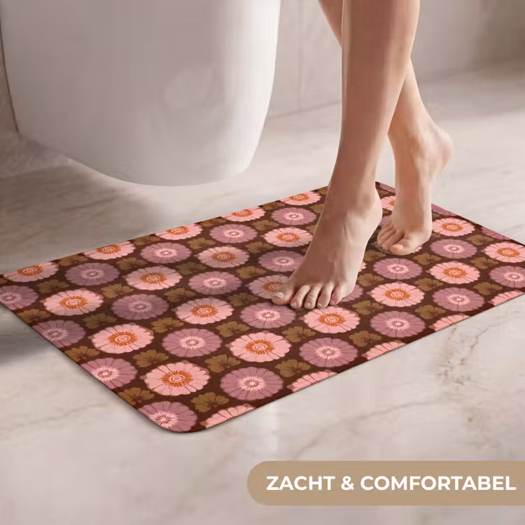 WC Mat - Retro - Madelief - Roze — 7