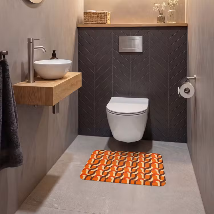 WC Mat - Retro - Modern - Kleurrijk — 2