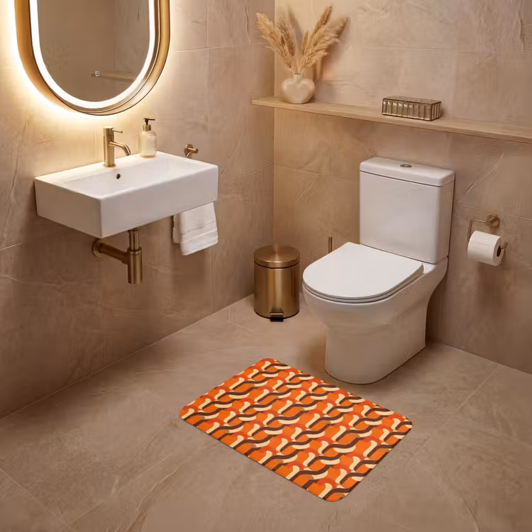 WC Mat - Retro - Modern - Kleurrijk — 4