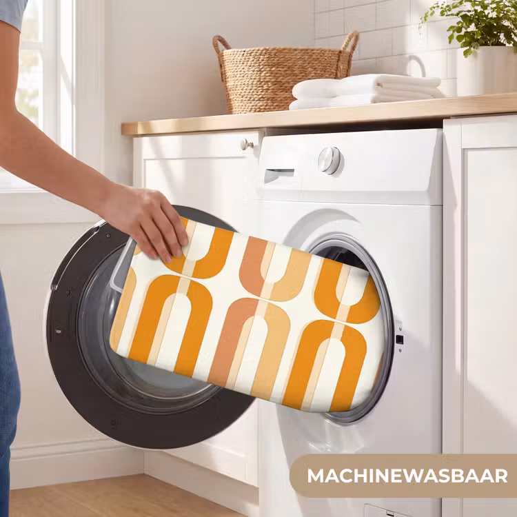 WC Mat - U-vorm - Retro - Oranje — 5