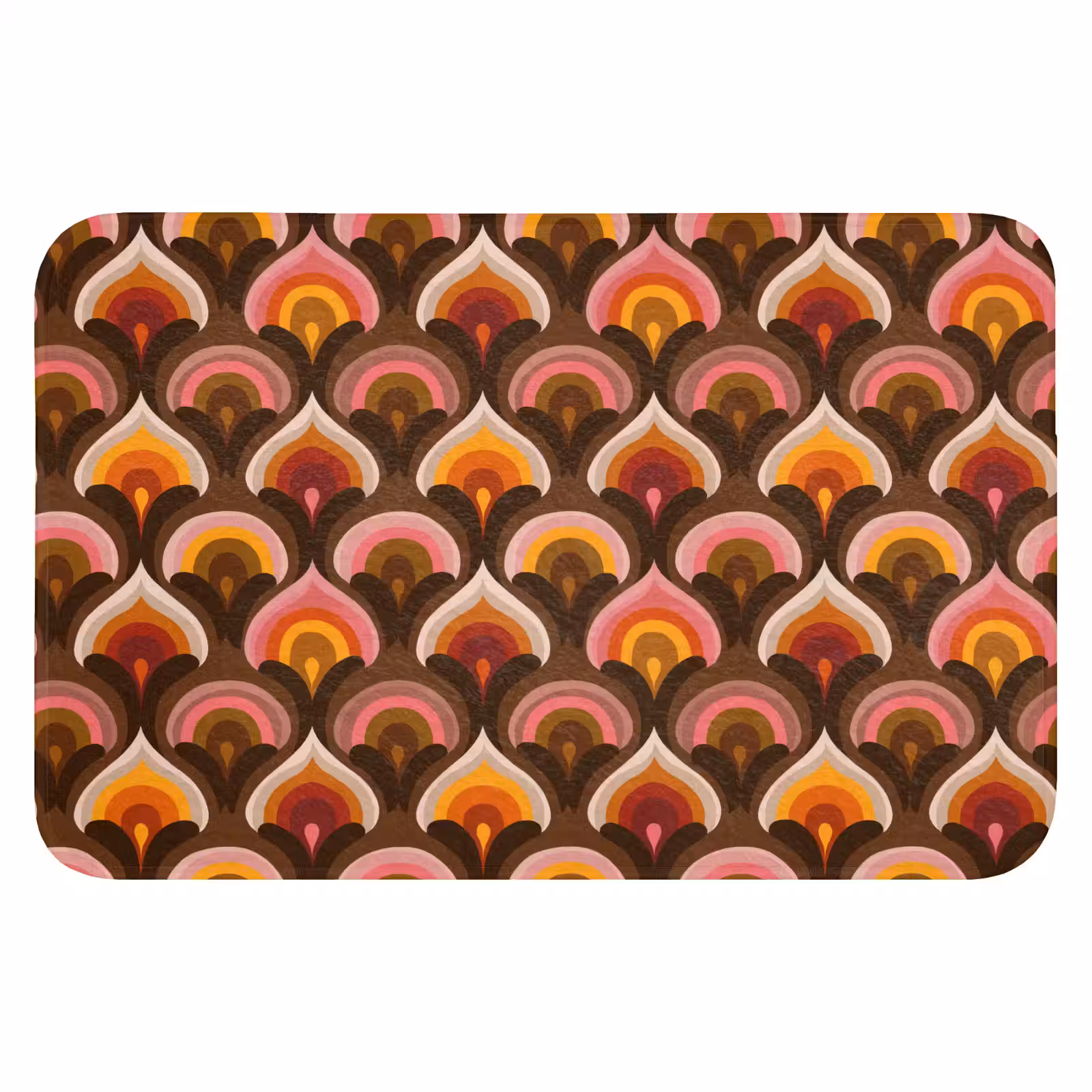 WC Mat - Patroon - Retro - Kleurrijk — 1