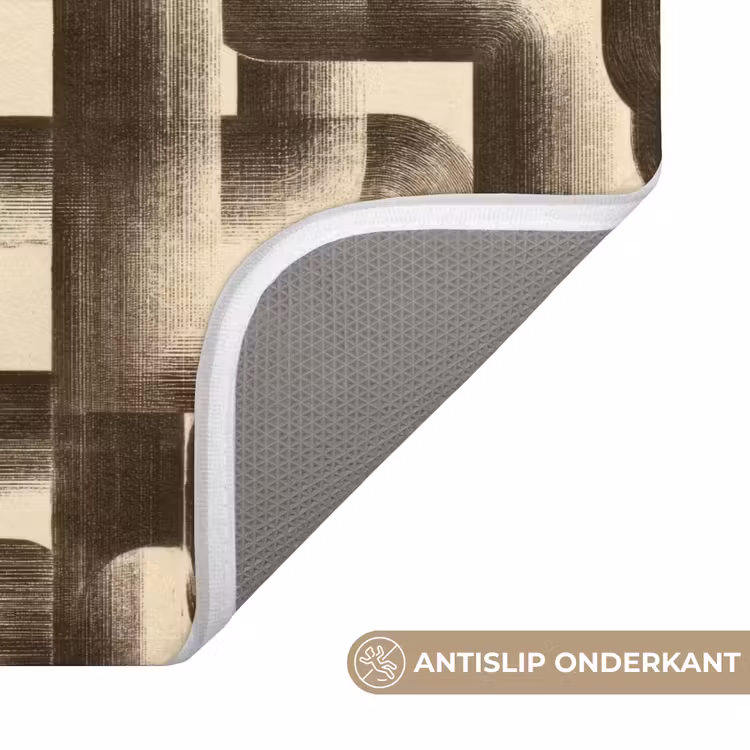 WC Mat - Abstract - Retro - Zwart — 3