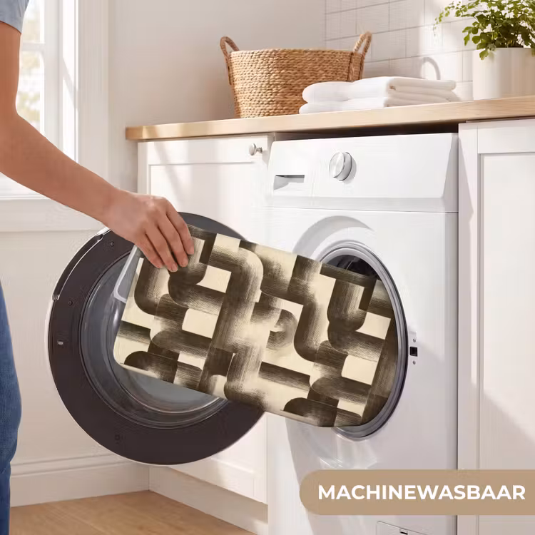 WC Mat - Abstract - Retro - Zwart — 5