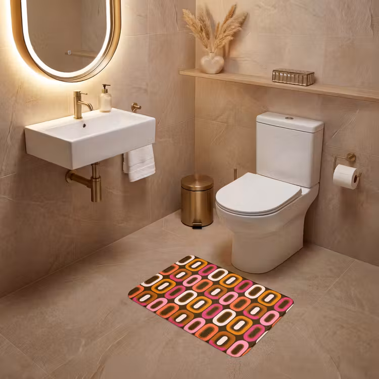 WC Mat - Modern - Retro - Kleurrijk — 4