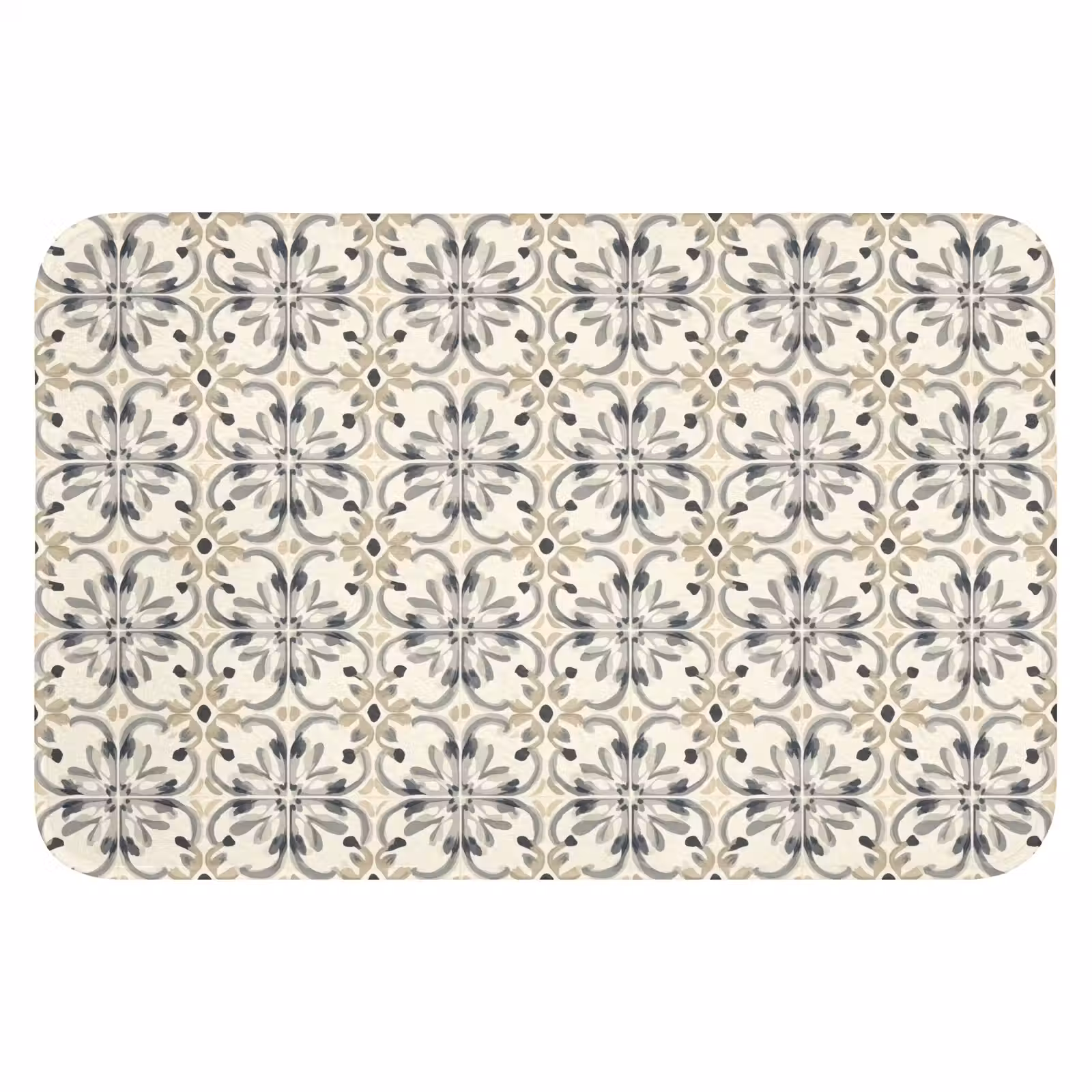 WC Mat - Floraal - Patroon - Kleurrijk — 1