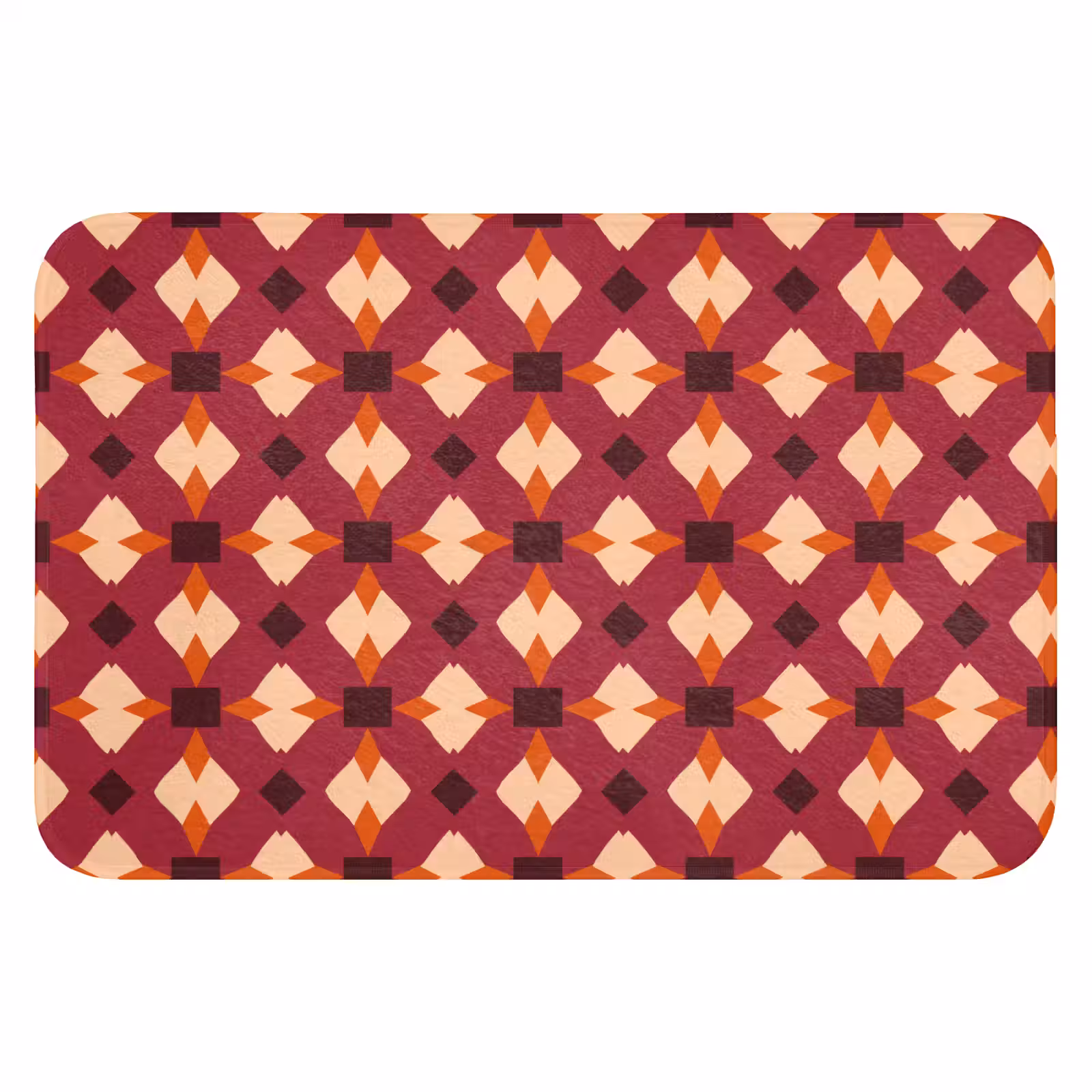 WC Mat - Retro - Patroon - Kleurrijk — 1