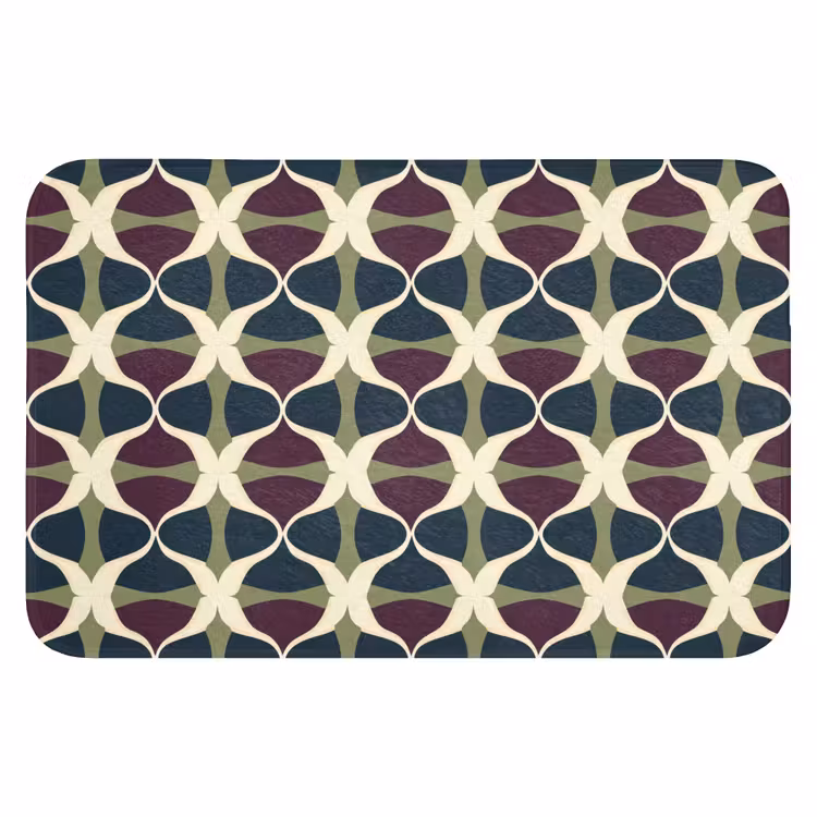 WC Mat - Abstract - Retro - Kleurrijk — 1