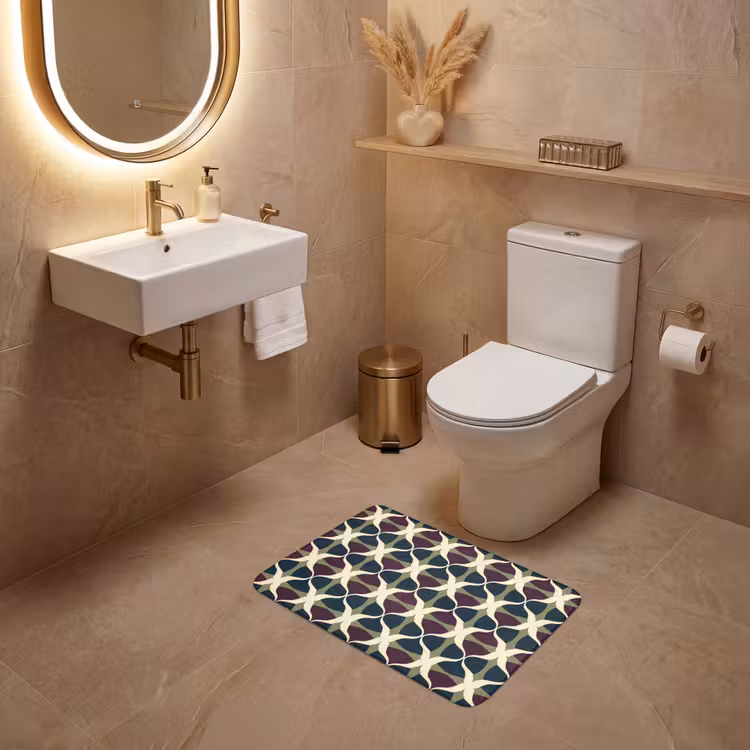 WC Mat - Abstract - Retro - Kleurrijk — 4
