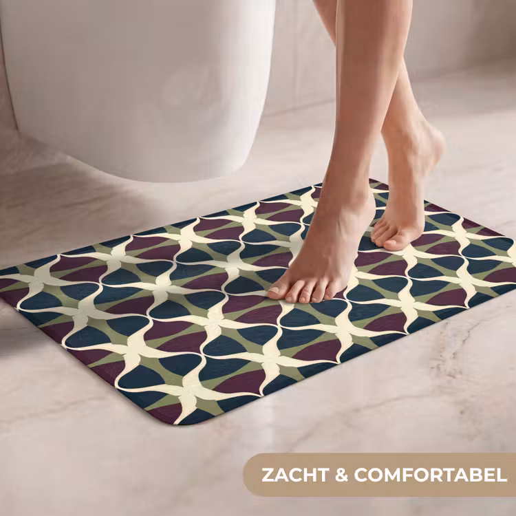 WC Mat - Abstract - Retro - Kleurrijk — 7