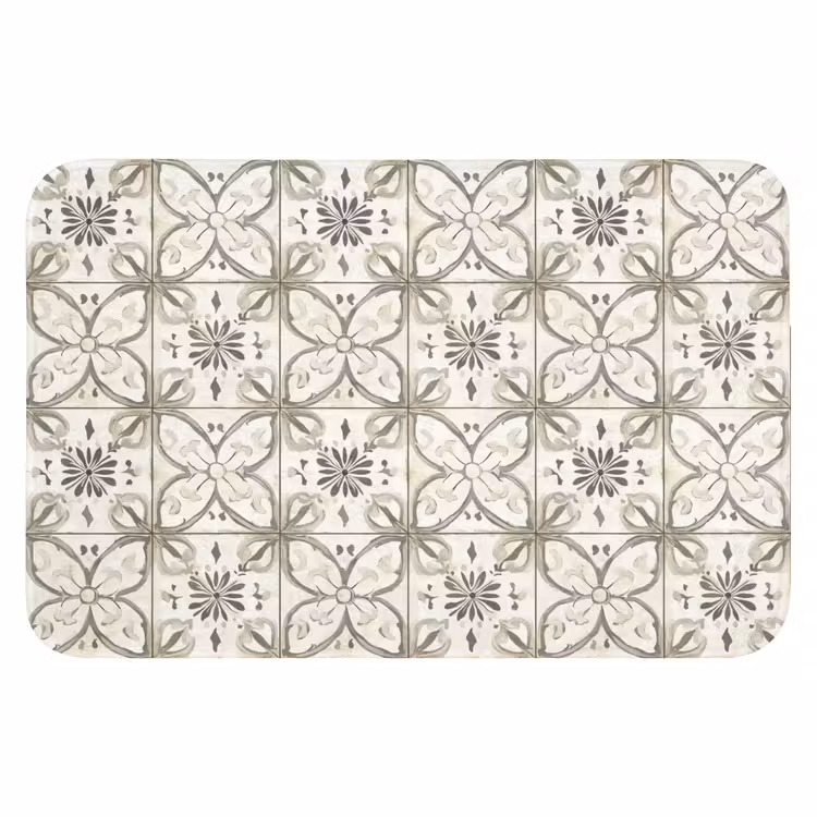 WC Mat - Antiek - Tegel - Beige — 1
