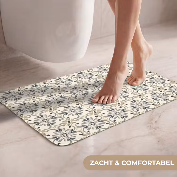 WC Mat - Floraal - Patroon - Kleurrijk — 7