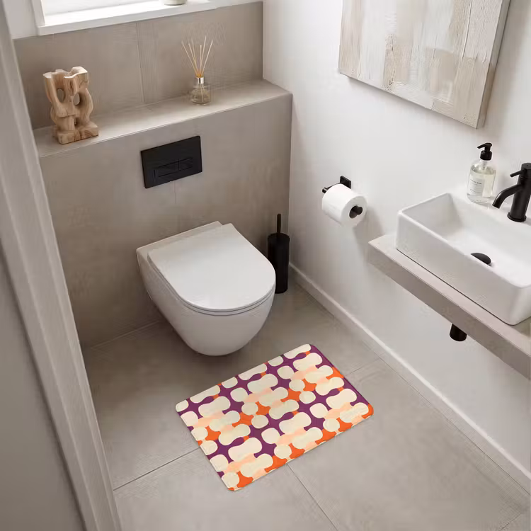 WC Mat - Modern - Patroon - Kleurrijk — 6
