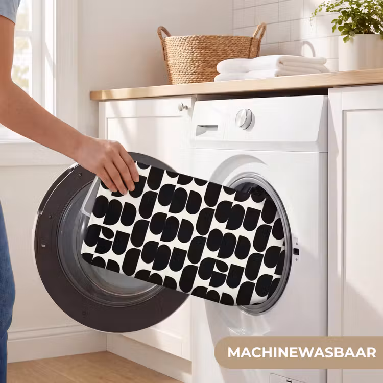 WC Mat - Modern - Patroon - Zwart — 5