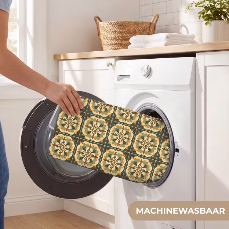 WC Mat - Ornament - Patroon - Groen — 5