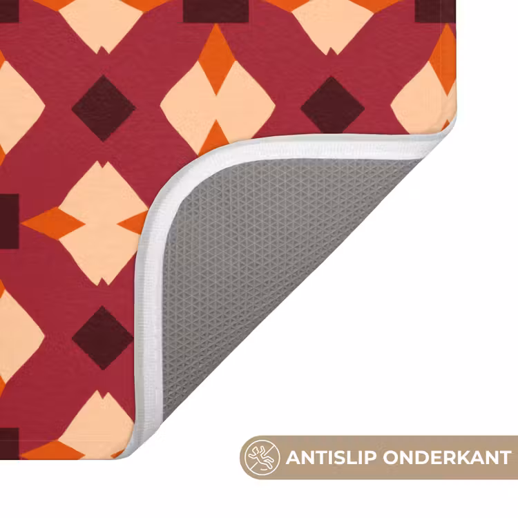 WC Mat - Retro - Patroon - Kleurrijk — 3