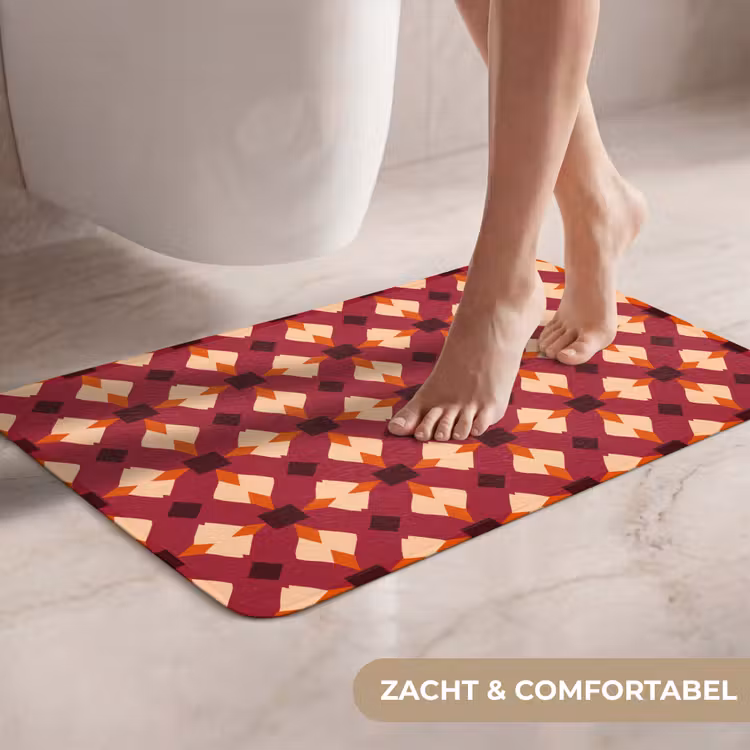 WC Mat - Retro - Patroon - Kleurrijk — 7