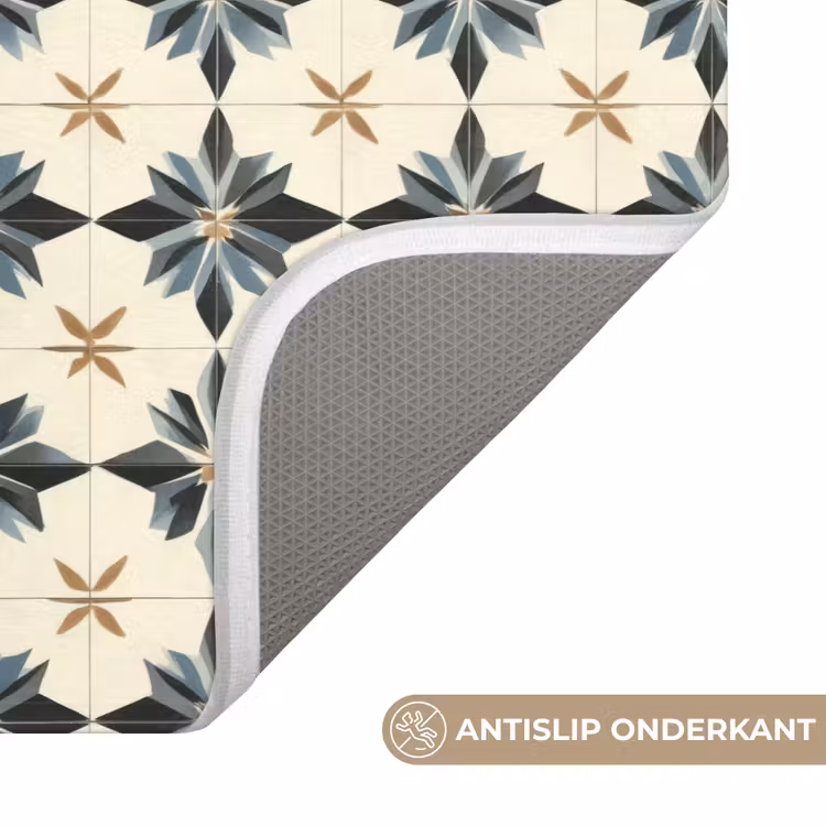 WC Mat - Sierlijk - Ornament - Blauw — 3