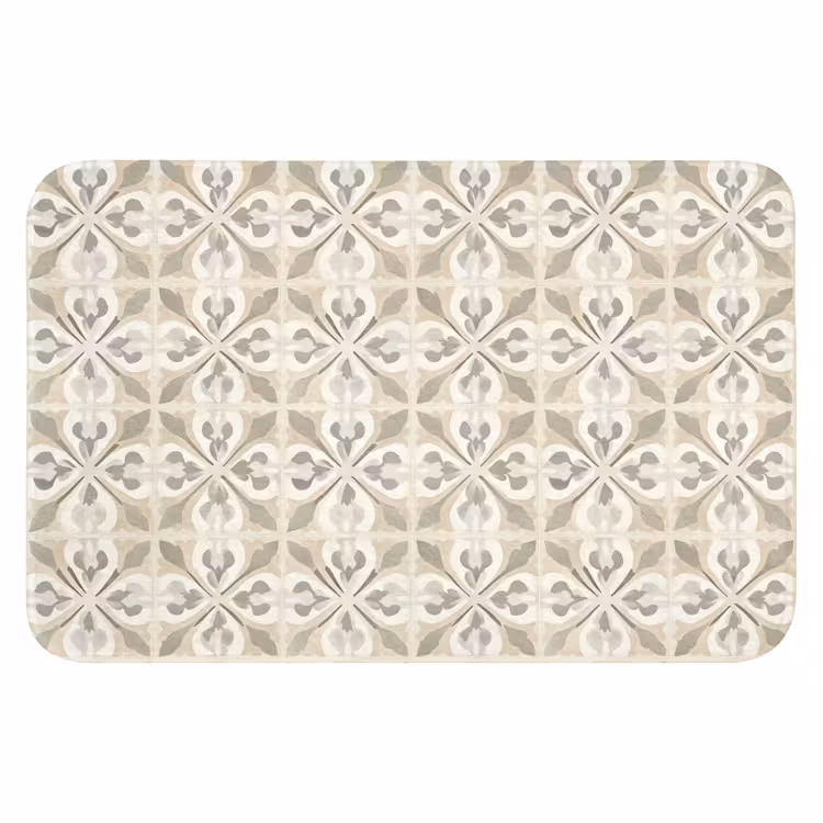 WC Mat - Tegel - Motief - Beige — 1