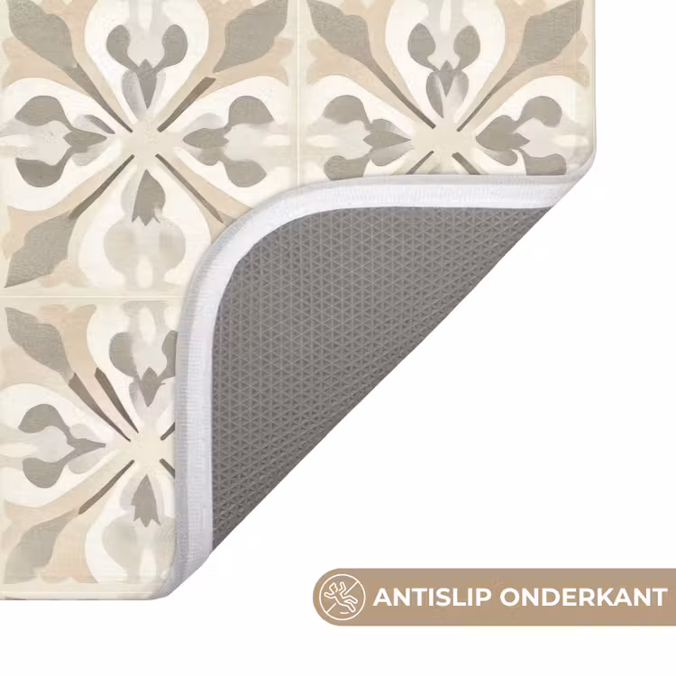WC Mat - Tegel - Motief - Beige — 3