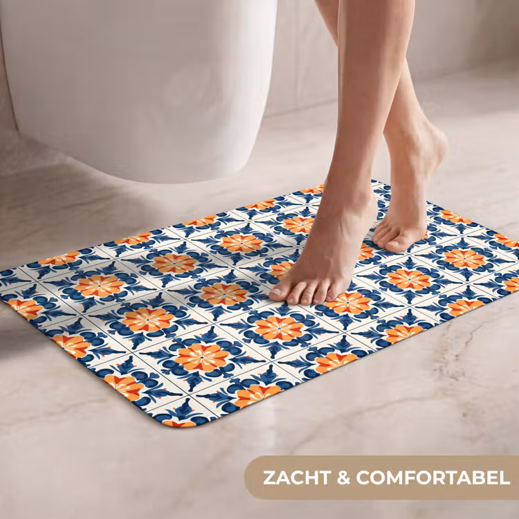 WC Mat - Traditioneel - Tegel - Oranje — 7