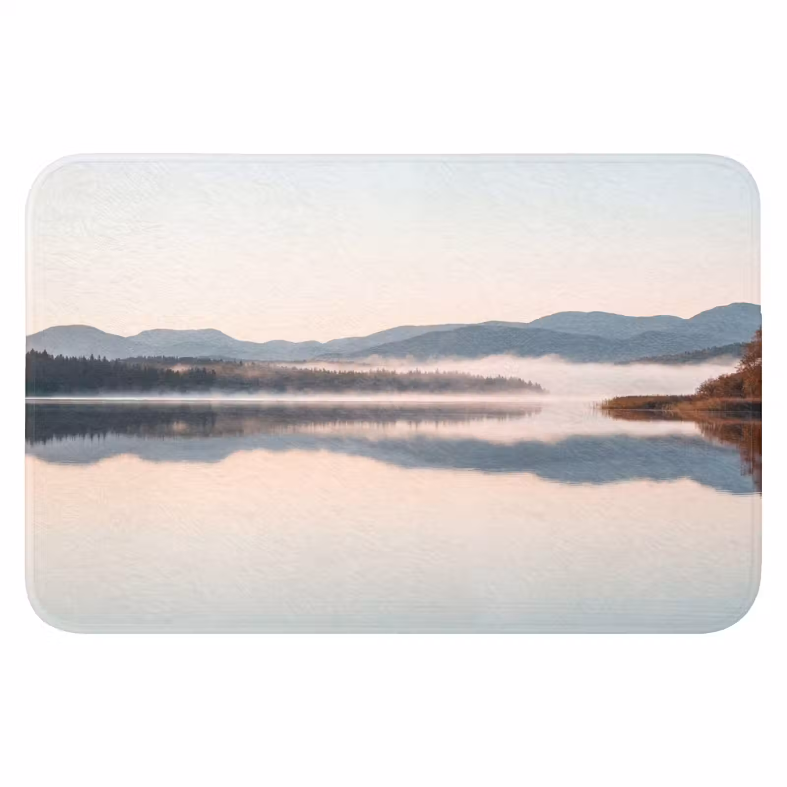 WC Mat - Water - Bomen - Mistlaag — 1