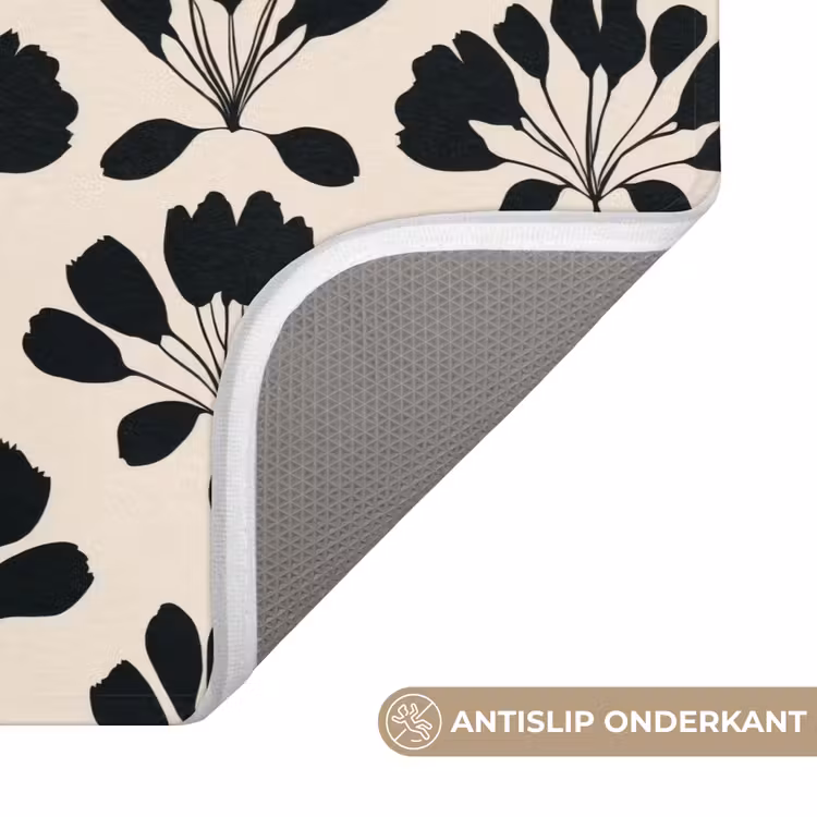 WC Mat - Abstract - Patroon - Zwart — 3