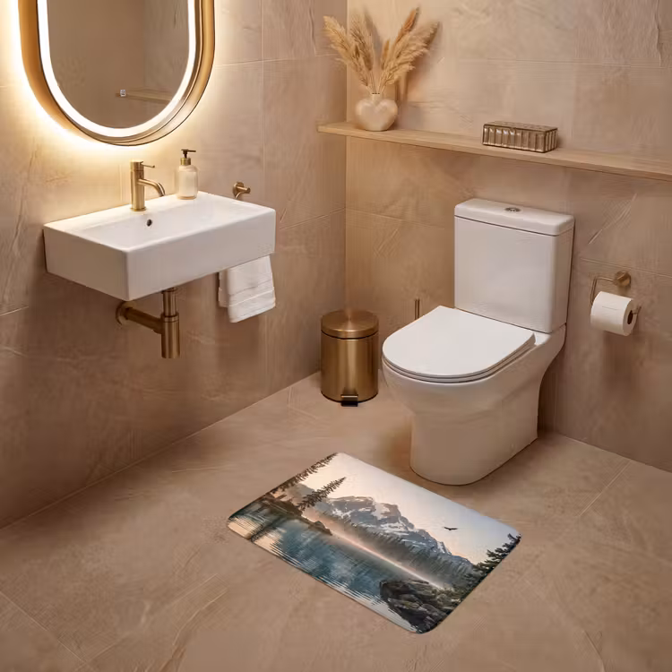WC Mat - Bergen - Water - Bomen — 4