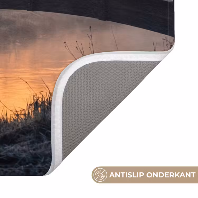 WC Mat - Brug - Mist - Bomen - Water — 3