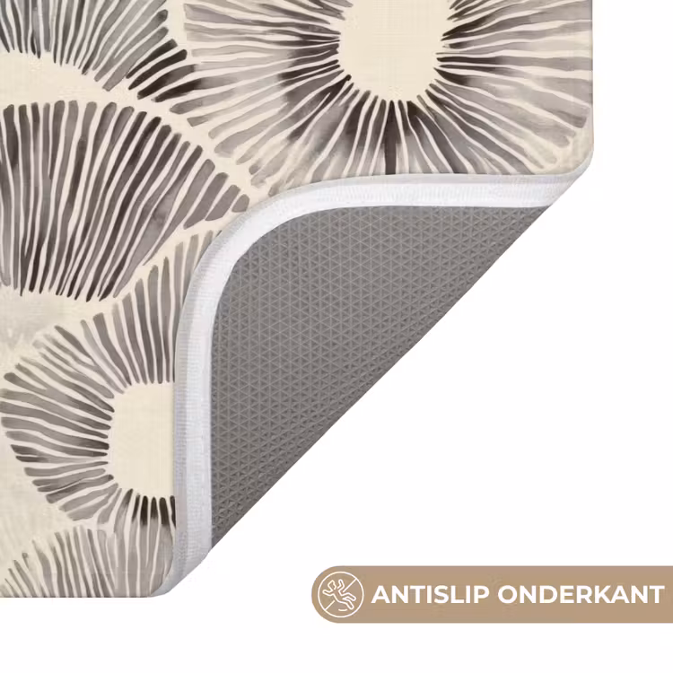 WC Mat - Cirkels - Patroon - Zwart — 3