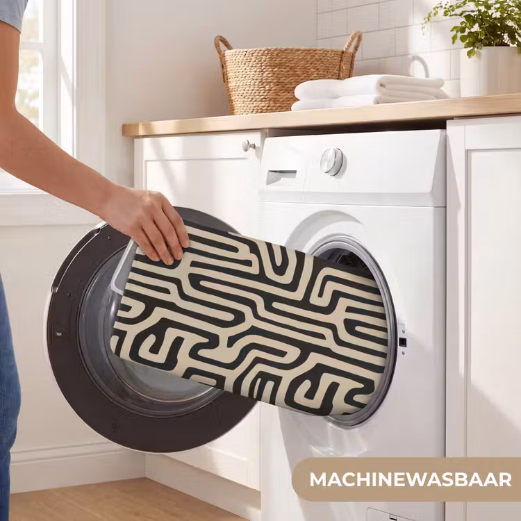 WC Mat - Grafisch - Lijnen - Zwart — 5