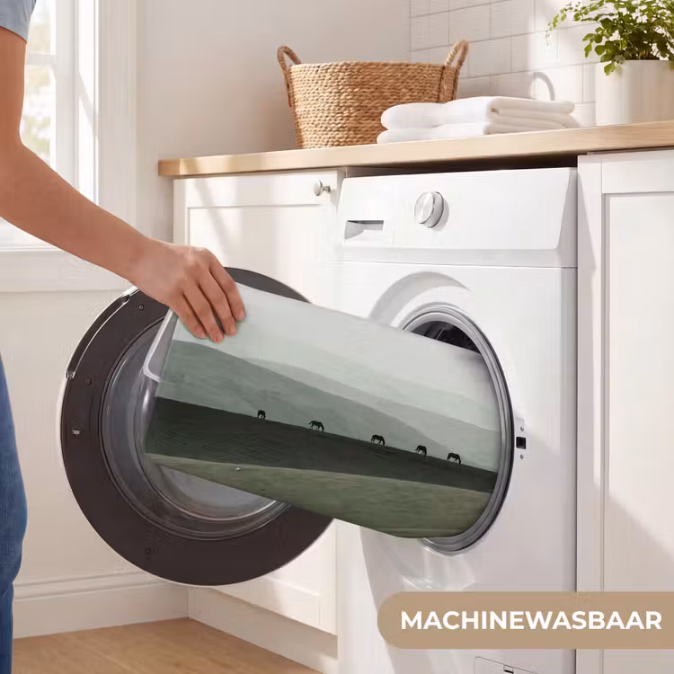 WC Mat - Grijs - Berg - Paarden — 5