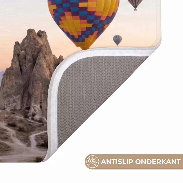 WC Mat - Luchtballonnen - Rotsen - Zonsopgang — 3