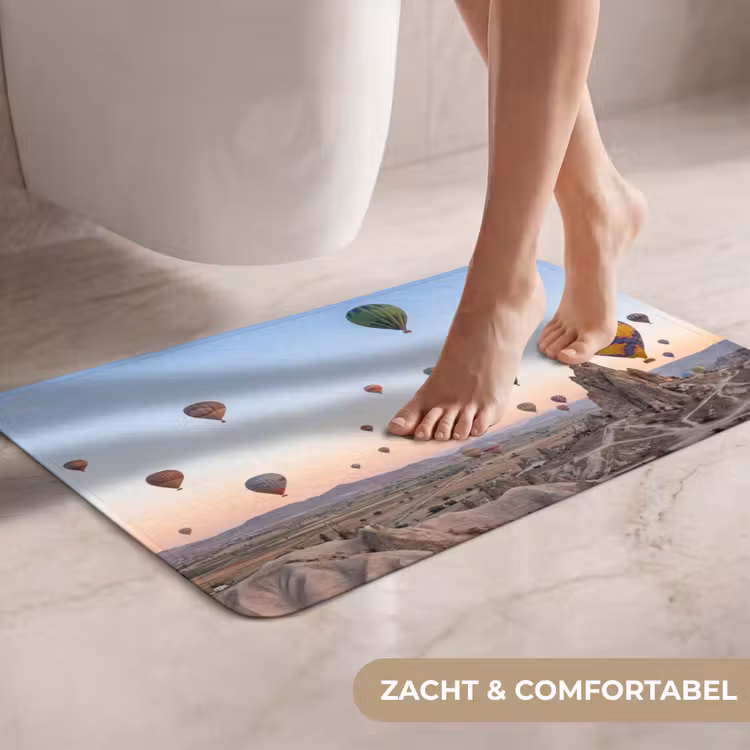 WC Mat - Luchtballonnen - Rotsen - Zonsopgang — 7