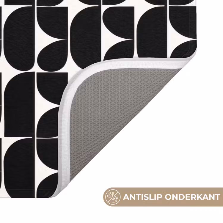 WC Mat - Modern - Geometrisch - Zwart — 3