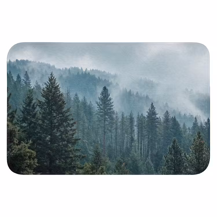 WC Mat - Naaldwoud - Bergen - Mist — 1