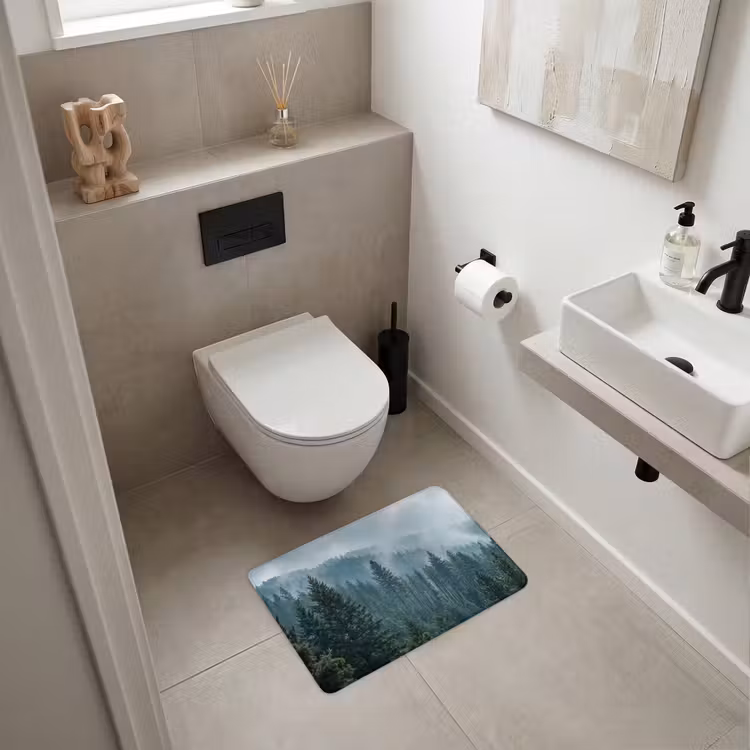 WC Mat - Naaldwoud - Bergen - Mist — 6