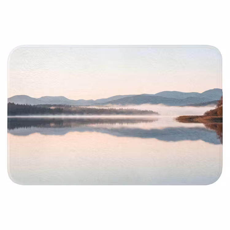 WC Mat - Water - Bomen - Mistlaag — 1