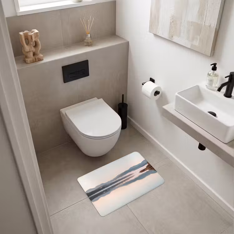 WC Mat - Water - Bomen - Mistlaag — 6