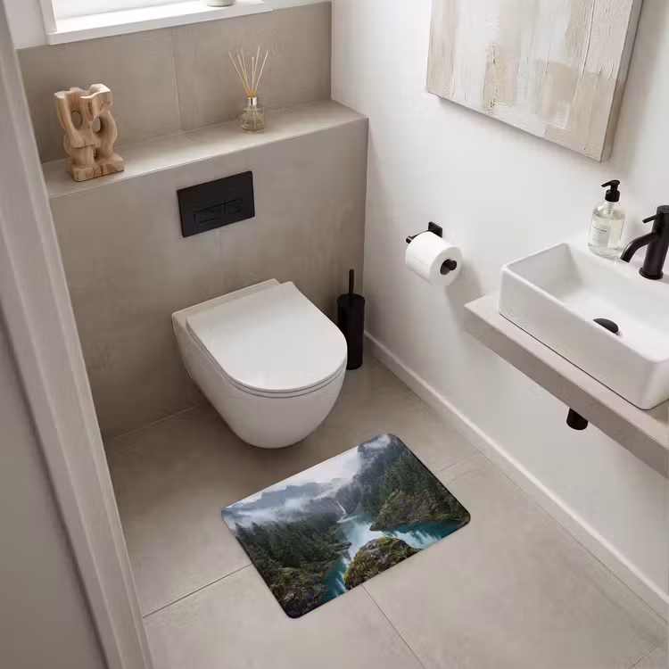 WC Mat - Waterval - Bomen - Bergen — 6