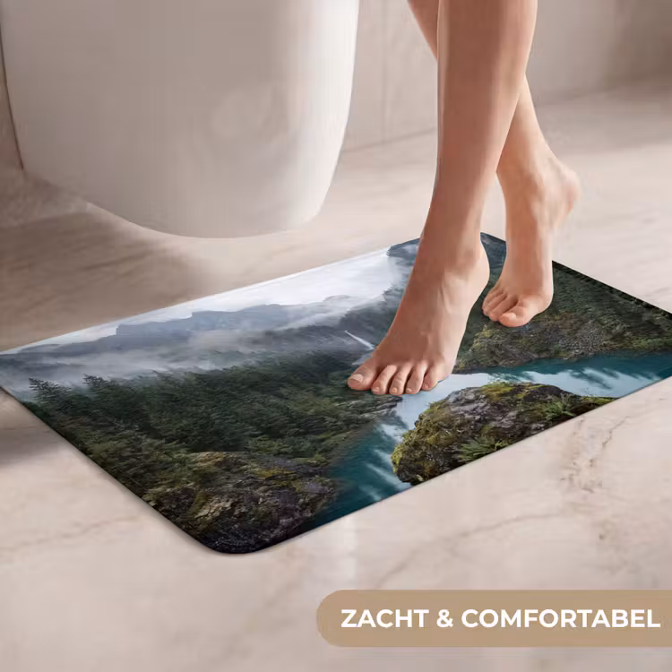 WC Mat - Waterval - Bomen - Bergen — 7