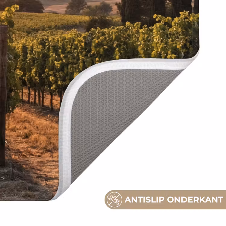 WC Mat - Wijngaard - Zonsondergang - Landschap — 3