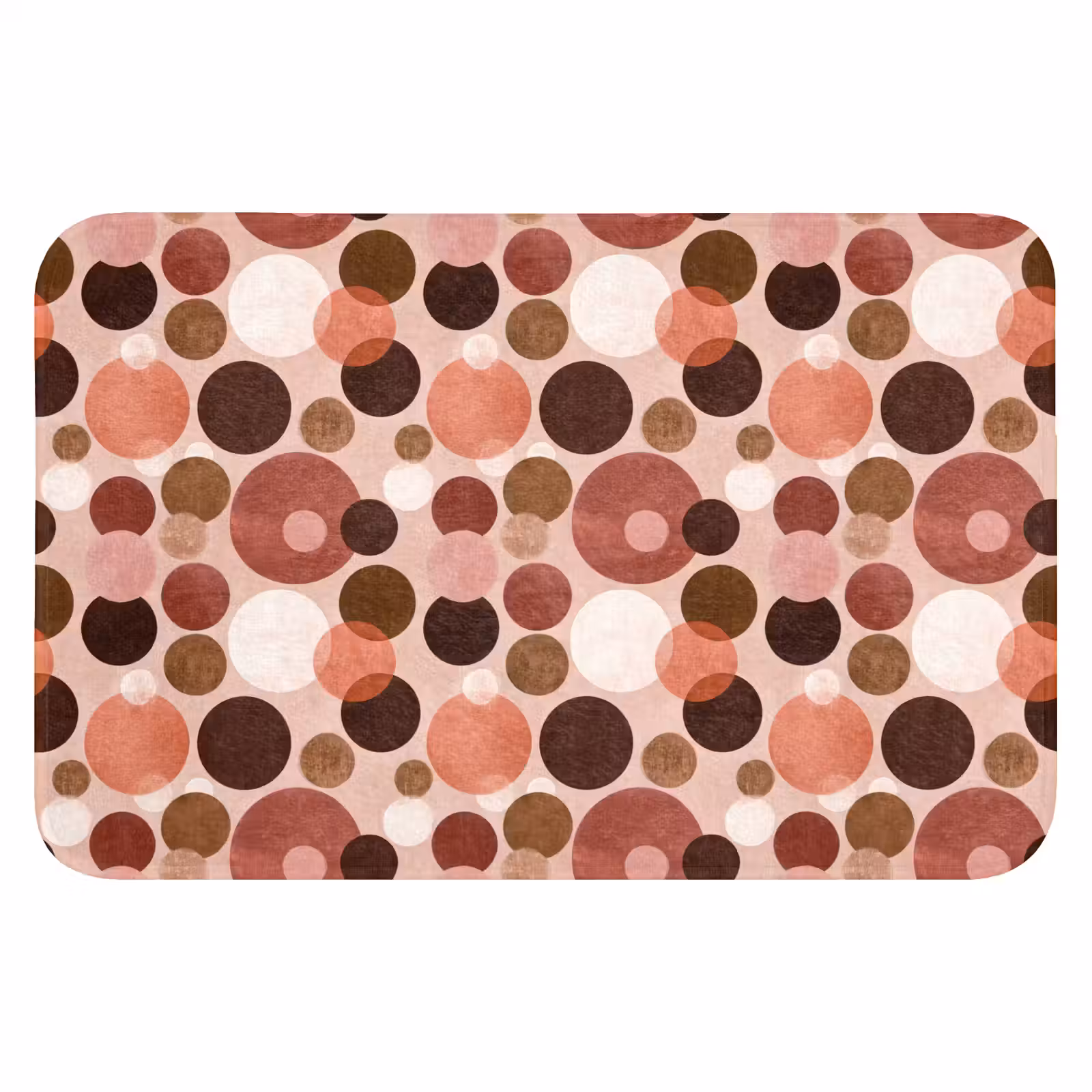 WC Mat - Cirkels - Modern - Kleurrijk — 1